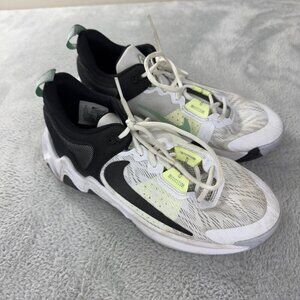 Nike Giannis Immortality 2 GS White Barely Volt Boys Size 7Y US